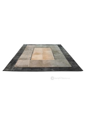 ALFOMBRA DE MUEBLES de piel auténtica Shearling brisa hecha a mano Made in Italy