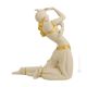 BAILARINA ORIENTAL Figura de porcelana Capodimonte hecha a mano Made in Italy