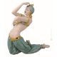 BAILARINA ORIENTAL Figura de porcelana Capodimonte hecha a mano Made in Italy