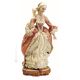 SEÑORA CON ABANICO Figura de porcelana Capodimonte hecha a mano en Italia