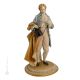 Figura CABALLERO CON ENCAJE Porcelana Capodimonte Hecha a mano Made in Italy