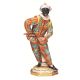 HARLEQUIN Estatua figura Capodimonte porcelana hecha a mano Made in Italy