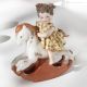 MIGNON HORSE F - Elegancia atemporal para esta muñeca de porcelana hecha a mano.