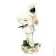 Estatua de PULCINELLA Figura de porcelana Capodimonte hecha a mano en Italia