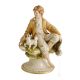 GALANTE Figura Estatua Capodimonte Figura de Porcelana Hecha a Mano Made in Italy