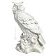 Estatua de figura de búho blanco Capodimonte figura de porcelana hecha a mano en Italia