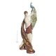 DAMA CON PAVO REAL Estatua Figura Capodimonte Porcelana Hecha a mano Made in Italy